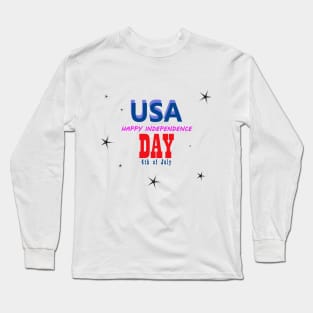 USA happy independence day 4th of July Long Sleeve T-Shirt